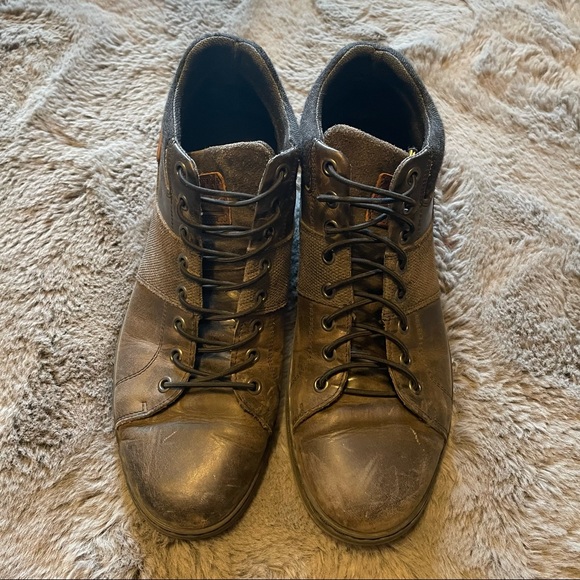 Men’s Brown Low-top Sneaker Boots - Picture 8 of 11